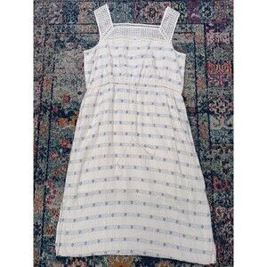 Old Navy Lagenlook Women's Linen Blend Sleeveless Off White Dress Size XL/TG